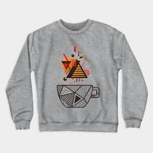 Geometric coffee Crewneck Sweatshirt